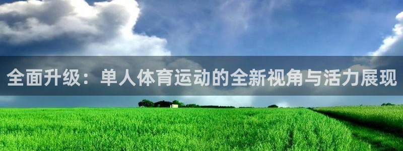 3377体育官网下载：全面升级：单人